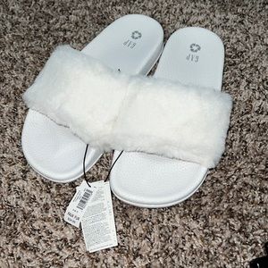 GAP Faux Fur Slides